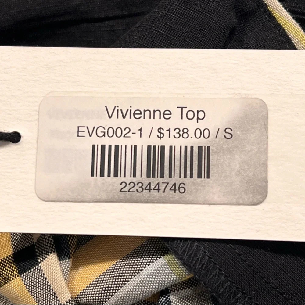 Nwt Anthropologie Eve Gravel Vivienne Tank Top Sz-S — image 7 of 8